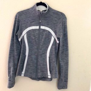 lululemon athletica Gray and White Jacket